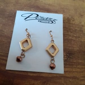 Pizazz hook dangle crystal earrings